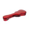 CROSSROCK CRF1000BURD Fiberglas Bariton-Ukulele Hartschalenkoffer Rot