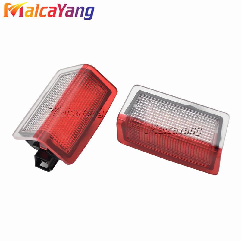 2PCs LED Door Courtesy Lights For Mercedes Benz A B C E ML GLE GL GLS Class W204 W176 W212 W213 W246 W166 X166 X205 Car Parts