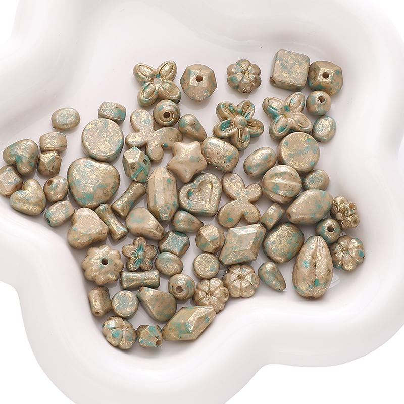 10g/bag 5-20mm Acrylic Imitation Picasso Blend Beads DIY Bracelet Necklace Earrings Jewelry Accessories