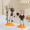 Aesthetic Bottom of the Stone Wrought Iron Furnishing Ant Ornaments Animal Home LivingRoom Decoration Kid's Gifts