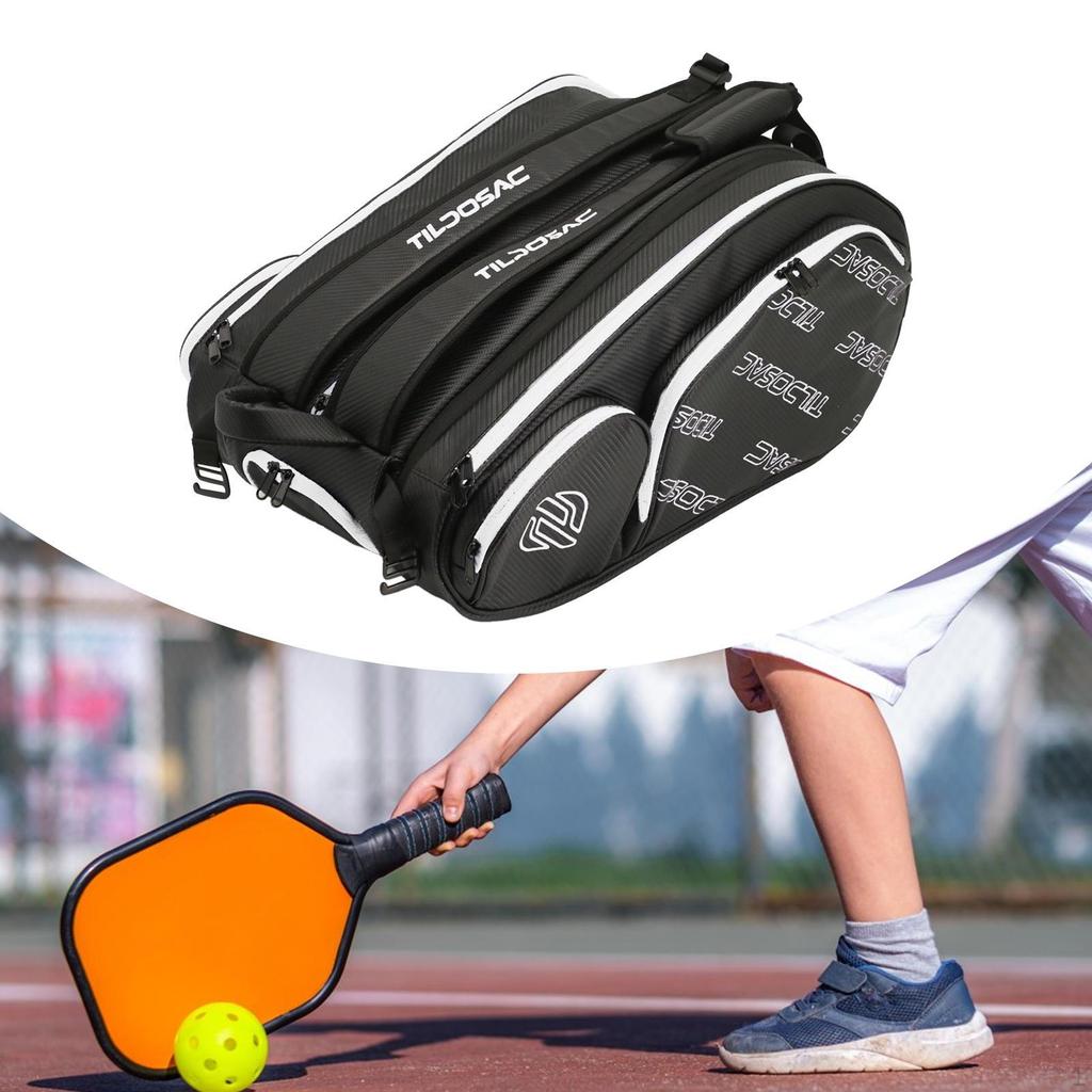 Sac à dos pour Tennis et Pickleball avec Rangement pour Chaussures, Adapté aux Voyages Sportifs