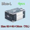 Large Capacity Non-Woven Fabric Moving Storage Bag with Handles Cloud Cotton Quilt Organizer Horizontal Style for Home Use