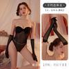 Sexy Lingerie Sexy Temptation Onesie Women Open Crotch Passion Perspective Hot Slim Fit