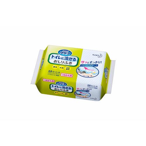 

Kao Relief Flushable Baby Wipes Refill, 24 Wipes (48 Cuts)
