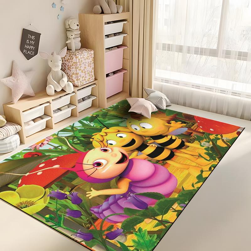 15 Sizes Bee M-Maya Rugs for Living Room Bedroom Dining Kitchen Office Bathroom Non-Slip Large Decor Carpet Alfombra Rugs