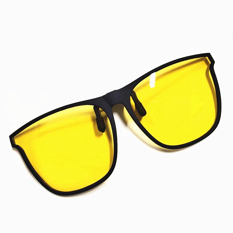 Fashion Clip Polarized Light Fishing Ticket Anti-Strong Light Clip Tr Large Frame Men'S And Women'S Myopia Upturn Lens 1005