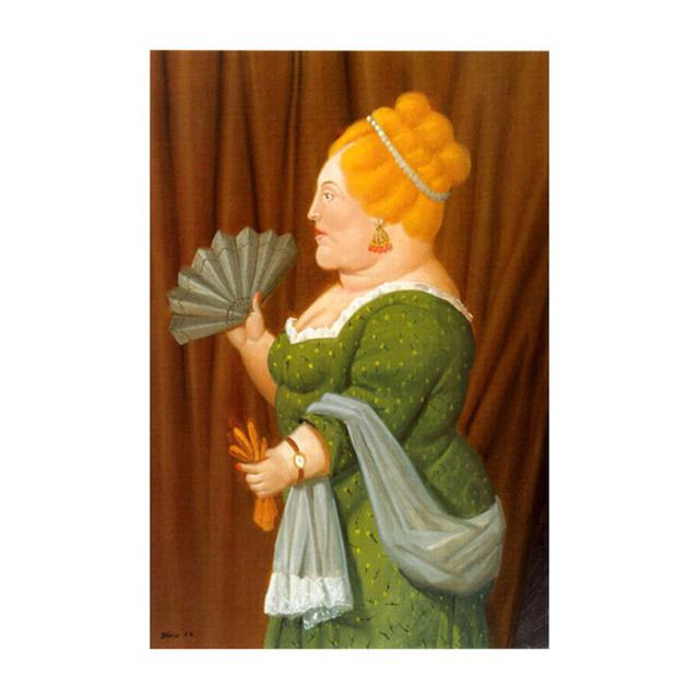 Funny Art Fat Dancer Couple Canvas Paintings Print Wall Art Posters and Living Room Mural Wall Picture Home Decor Cuadros No Frame