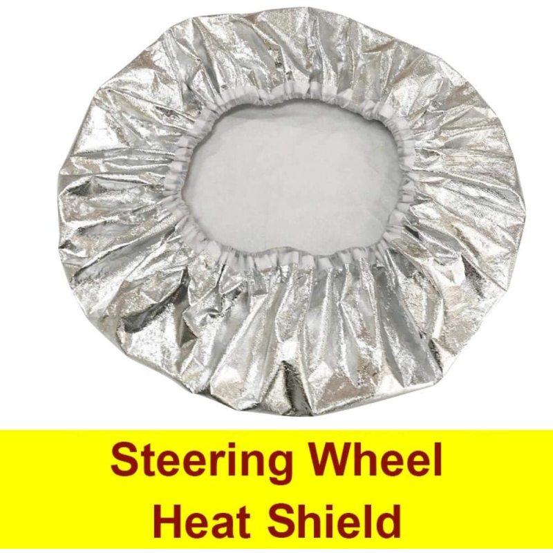 Universal Aluminiumfolie Auto Lenkradabdeckung Wärmeisolierung Sonnenschutz Aluminiumfolie Hitzeschild