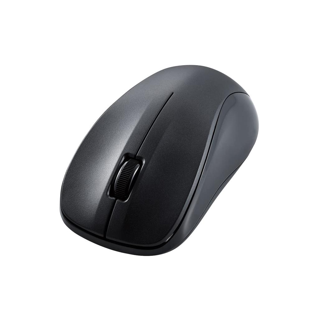 ELECOM Wireless Mouse, Bluetooth, 3 Buttons, Medium Size, Black (M-BY11BRKBK)