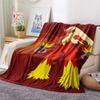 Blaziken  Print Flannel Blanket, High Quality Comfortable for All Seasons, Home Decor, Warmth and Comfort