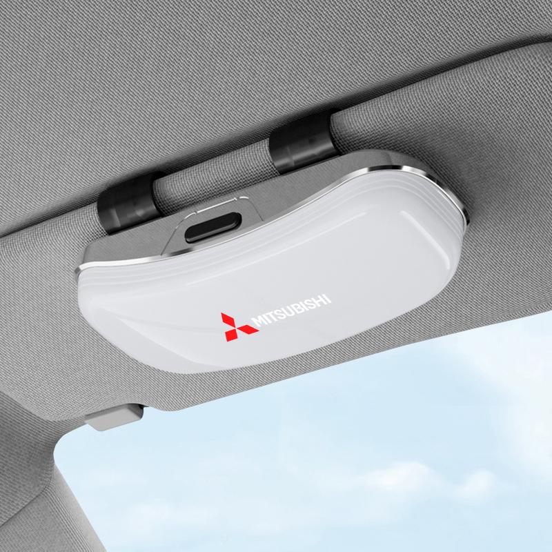 Car Visor Glasses Box Auto Sunglasses Storage box For Mitsubishi Colt I200 Delica Triton Ralliart Ex Star Xpander Mirage Montero