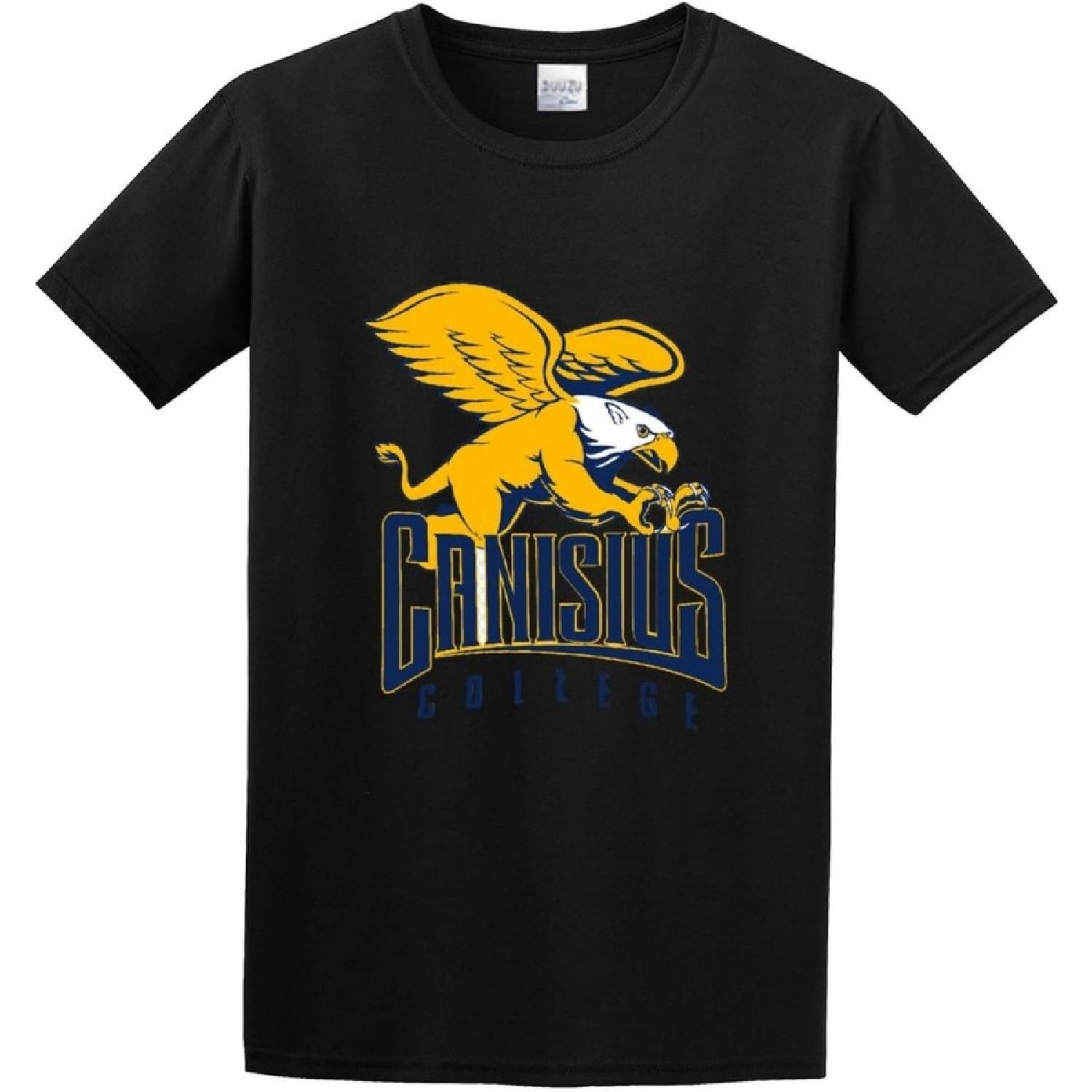 Ouybia Canisius College Golden Griffins Unisex 100% Cotton Short-Sleeve T-Shirts Black XXXXXL разноцветный