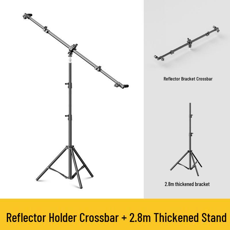 Adjustable Tripod with Folding Diffuser Board for Photography and Live Broadcast Lighting