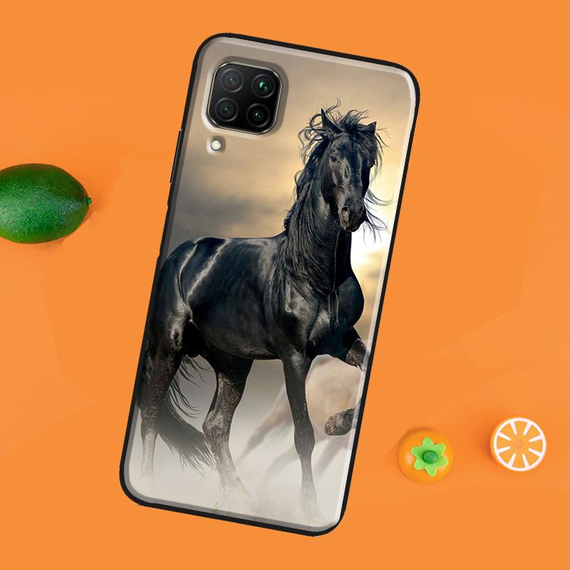 Pouzdro na telefon s motivem koně pro Huawei P40 Lite P20 P30 Pro Nova 5T P Smart Z 2019 2021 Honor 50 10i 8X 9X