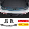 Rear Trunk Sill Cover For Tesla Model Y Juniper Launch 2026 2026 Trunk Sill Protector Mats TPE Loading Guard Side Insert Trims