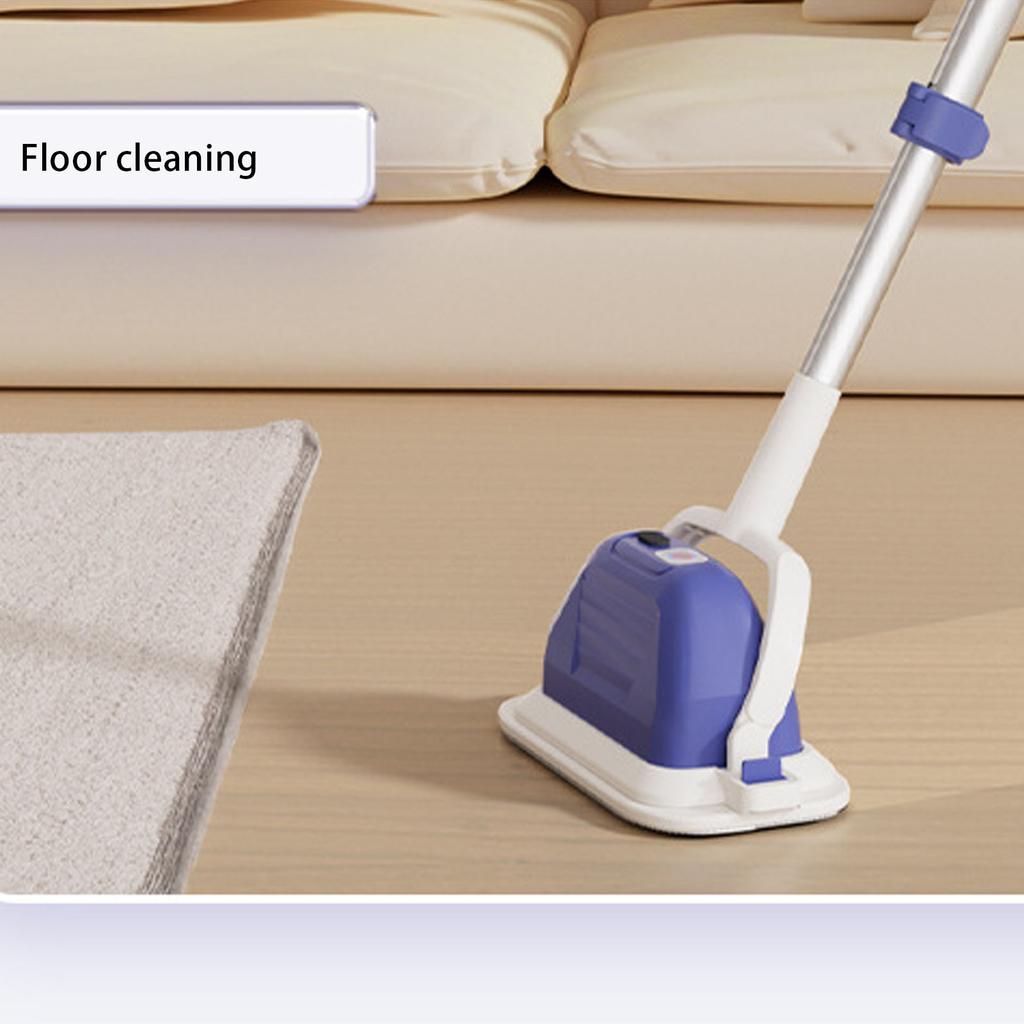 Electric Window Cleaner Removable Head Telescopic Pole 180 Degree Angle Adjustable Rechargeable Cordless Window Wiper for Glass