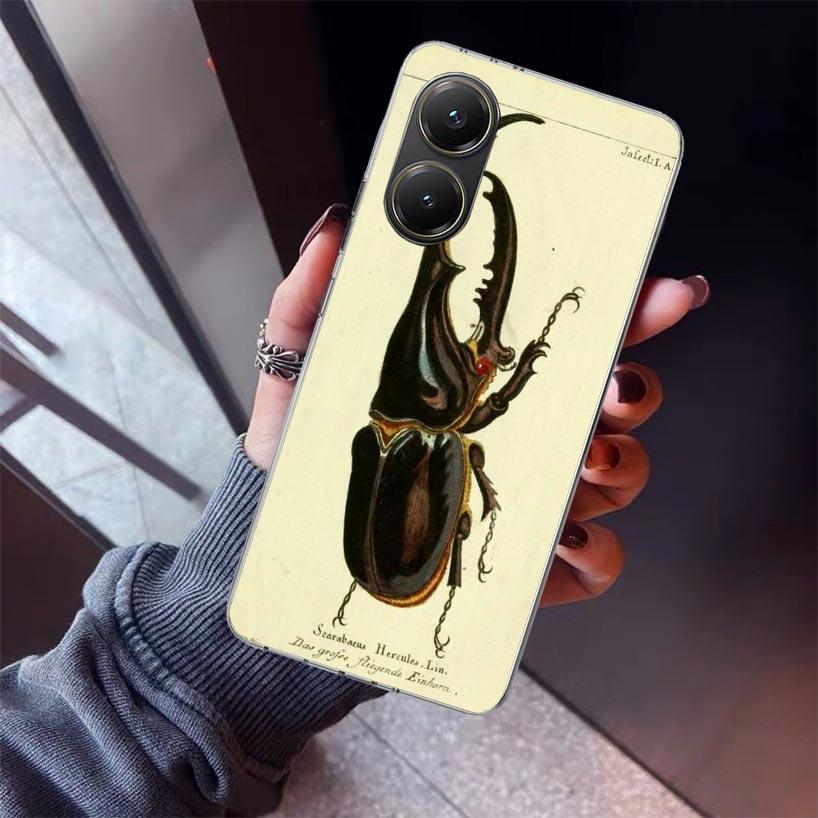 Bugs Bees Scientific Decomposition Phone Case For Xiaomi Poco X7 X6 X5 Pro F7 Ultra Redmi 15C 15 13 13C 12 12C 10 10A 10C 9 9A 9