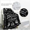Manta De Tablero Ouija, Regalo De Bruja Gótica Para Halloween, Sol, Luna, Esqueleto, Cráneo, Terror, Espeluznante Para