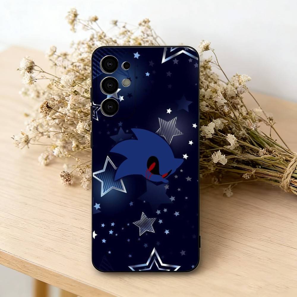

S-Shadow S-Sonic Phone Case For Samsung S25,S24,S21,S22,S23,S30,Ultra,S20,Plus,Fe,Lite,Note,10,Black Cover Samsung S20fe