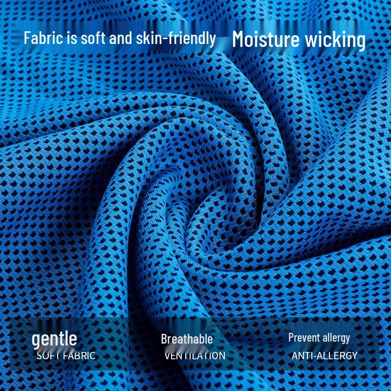 U-Shaped Quick-Drying Cooling Hoodie Towel for Sun Protection: Ideal for Gym, Beach, Camping, and Sports