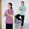 Letní oblek na Tai Chi a Zenový čaj 2025: Plus Size, Volný střih Meditační a buddhistické oblečení