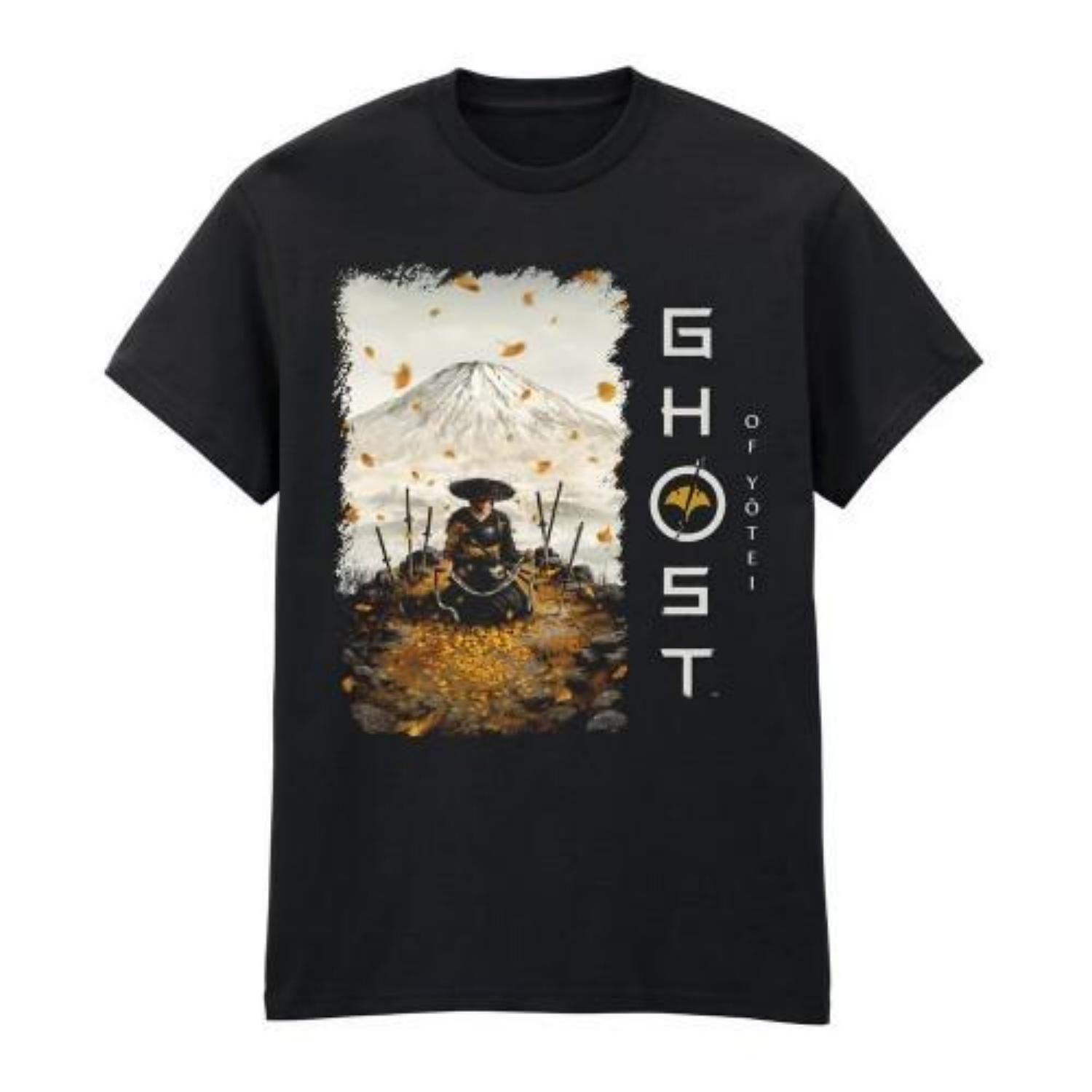 

Ghost Of Yotei Unisex Adult Poster T-Shirt S чёрный