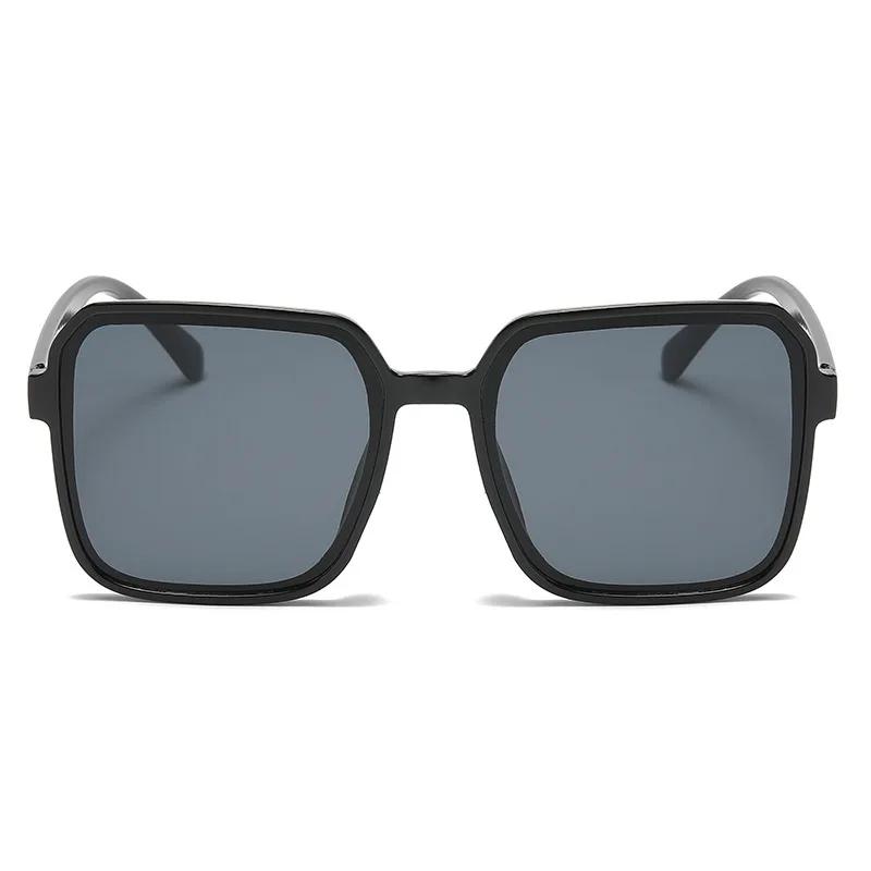 Vintage Men Women Sunglasses Men Square Shades Brand Designer Sun Glasses Black Unisex Female UV400 Eyewear