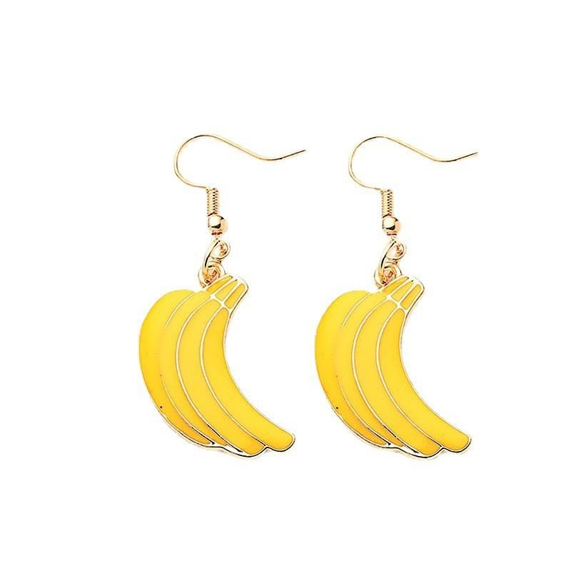 Summer Fruit Pineapple Strawberry Earrings Personalized Creative Earrings