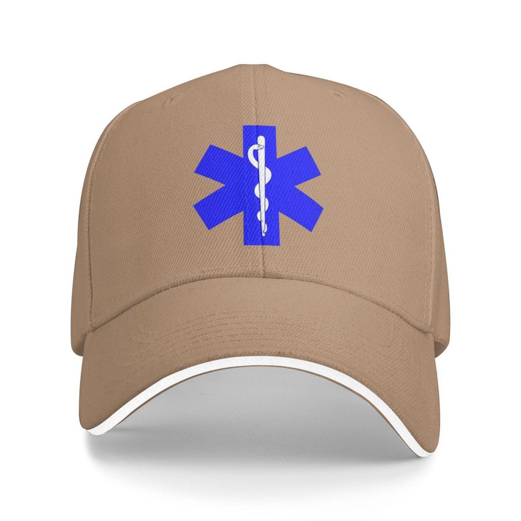 Unisex Baseball Hats EMT Star Of Life Emergency Medical Outdoor Streetwear Summer Sports Baseball Caps Hiphop Cap Casquette Hats