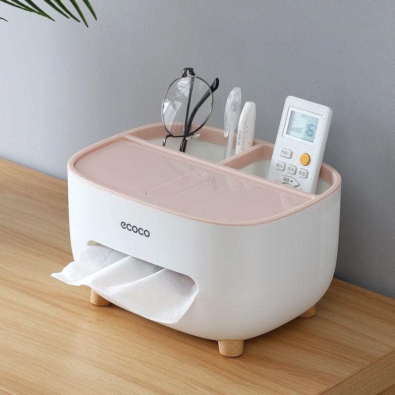 Newest Tissue Box Napkin Holder Remote Control Storage Desk Organizer Office Multifunctional Sundries Ontainer Storage Home Gift
