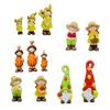 Small Ceramic Garden Statue Cute Girls Boys/Gnome/Pumpkin Fairies Sculptures for Outdoor Garden Yard Patio Lawn Decor