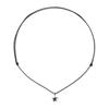 Volume Star Pendant String Necklace (C2503-AN967_BK)
