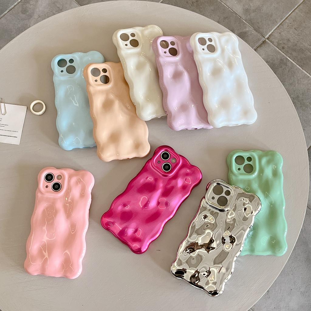 ins simple solid color macaron suitable for iPhone16Pro max mobile phone case Apple 17 new 14 soft case 15