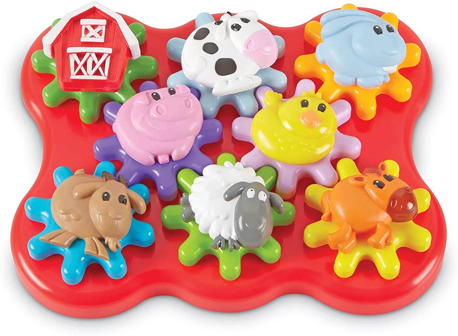 

Обучающие ресурсы Make Gear Toys Farm Animals LER9221 Подлинные 17 предметов Давайте