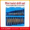 Mini Twist Drill Set for Precision Work: Wengwan Hand Drill, Bead & Glasses Drill Bits