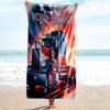 1PC Custom Name Truck Art Poster Beach Towel Highly Absorbent And Sand-Resistant Towel for Swimming, Pool, Yoga, And Travel Lightweight