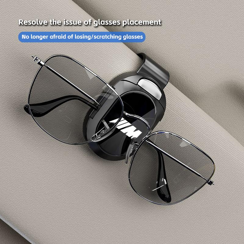HVHE9 Car Sunglass Holder Non-slip Holder Easy Installation For BMW M Power X1 e84 X3 f25 X5 e53 x6 e71 ix3 i3 320i 330d M4 1 3 Series