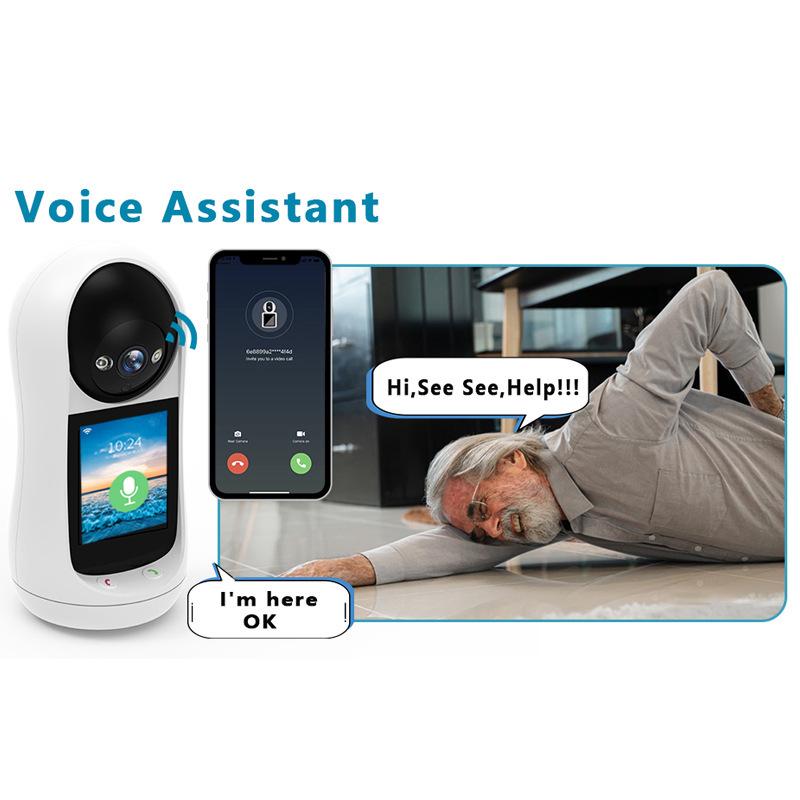 iCSee HD Wireless Two-Way Video Call Camera with Remote Network WiFi Monitoring