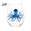 Fall Harvest Party Supplies Halloween Theme Glass Tumbler Ghost Black Cat Skull Pumpkin Hand Painted Cups Cup Spooky Lead-free Glassware for Party
