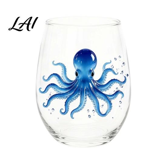 Fall Harvest Party Supplies Halloween Theme Glass Tumbler Ghost Black Cat Skull Pumpkin Hand Painted Cups Cup Spooky Lead-free Glassware for Party