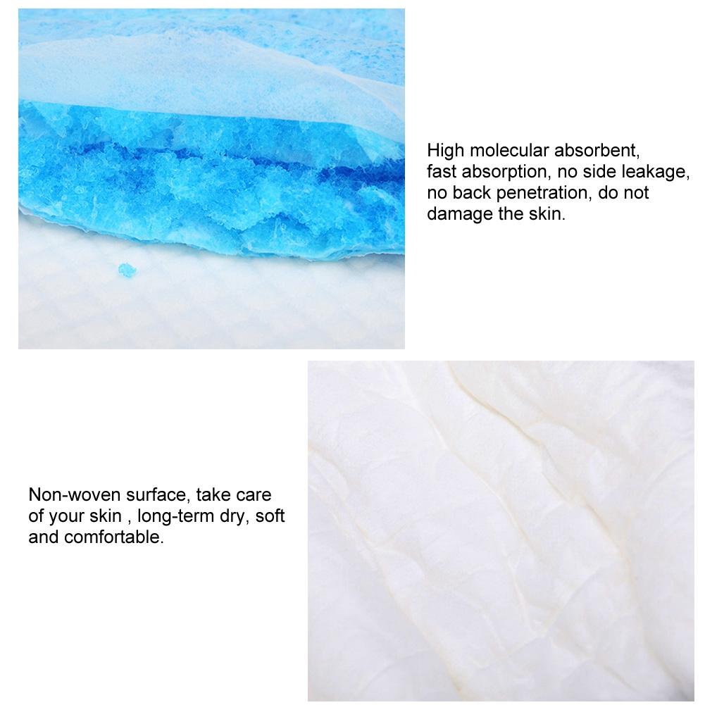 10pcs Bag Disposable Adult Diapers Water Absorption Elderly Maternal Care Mats