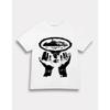 Unisex Short Sleeve Cotton T-Shirt Loose Fit Streetwear Print Tee Casual Round Neck Top