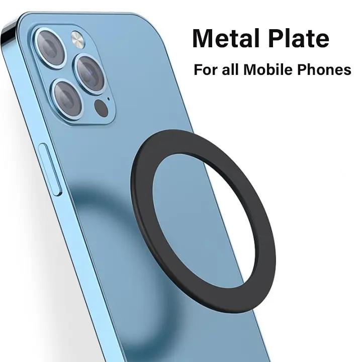 Magnetic Patch for Magsafe Wireless Charging Car Phone Holder Magnet Ring for iPhone 17 16 15 Pro Max Mini XS XR Samsung Xiaomi