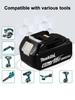 Makita Power Source Kit (2 x Tool Batteries with Charging Station, Replacement Batteries for Makita Power Tools)