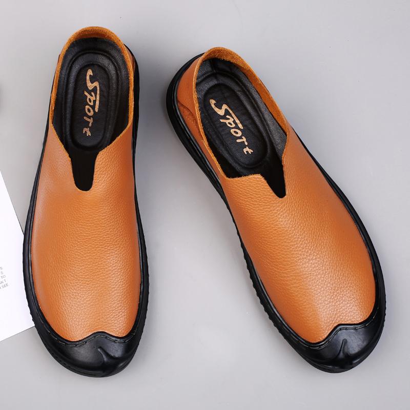 Fashion New 2024 Summer Loafers Shoes Breathable Men Casual Shoes Comfy Luxury Sandals Men's Shoes Hollow Out Slip On Office Footwear