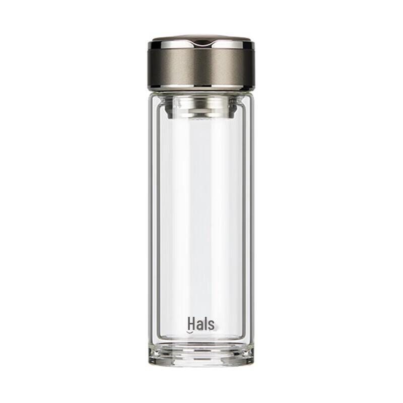 Haers Double-Layer Glass Tea Infuser Bottle