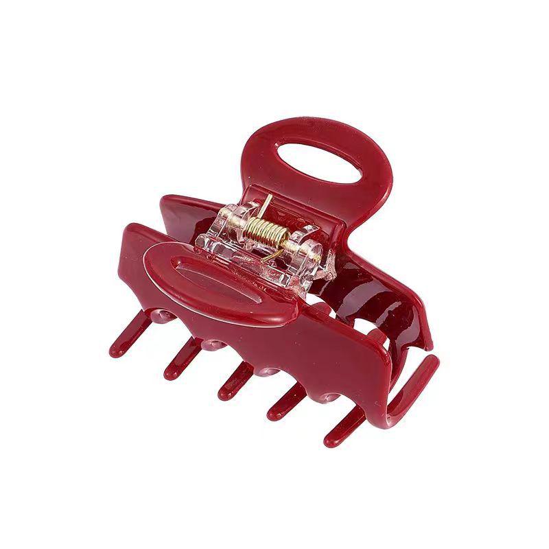 The Little Mermaid 2024 High-End Acetate Claw Clip for Women - Small Spring/Summer Hairpin Accessory