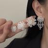 Super Fairy Handmade Beaded Flower Cluster Flower Stud Earrings Holiday Wind Girl Earrings Smart Senior Sense Sweet Romantic Earrings