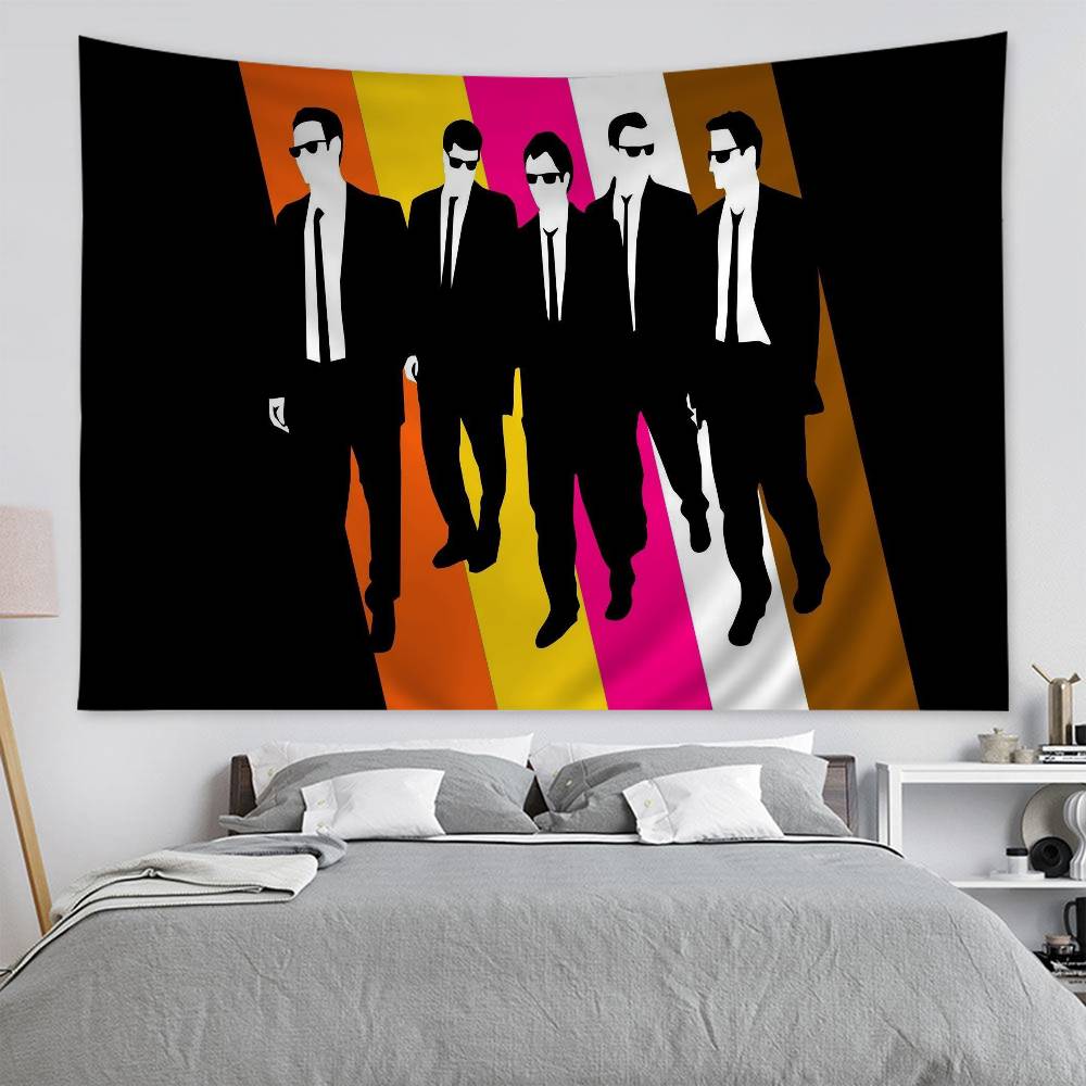 Crime Film RReservoir Dogs Hanging Bohemian Tapestry Bohemian Wall Tapestries Mandala Kawaii Room Decor
