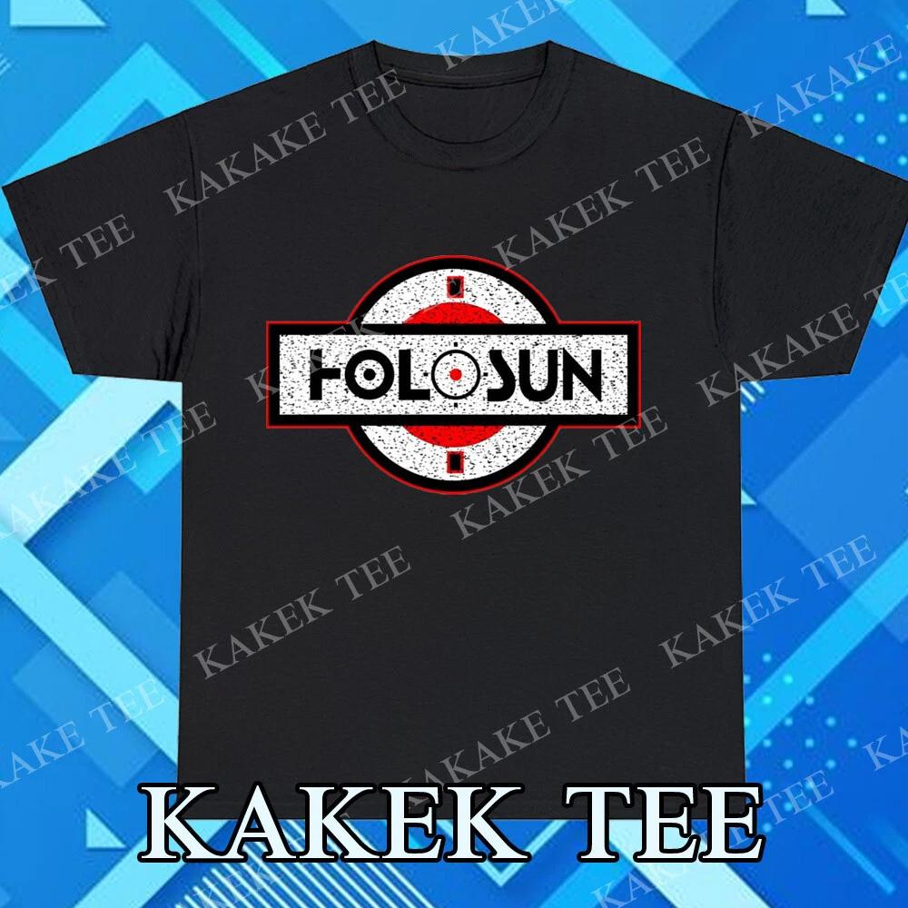 New HOLOSUN Red Dot Sight Unizex Logo T-Shirt Funny Size S to 5XL XL